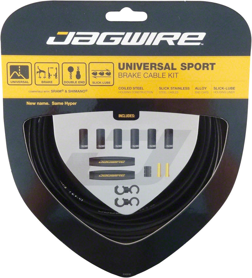 jagwire jagwire-brake-cable-set-color-blk