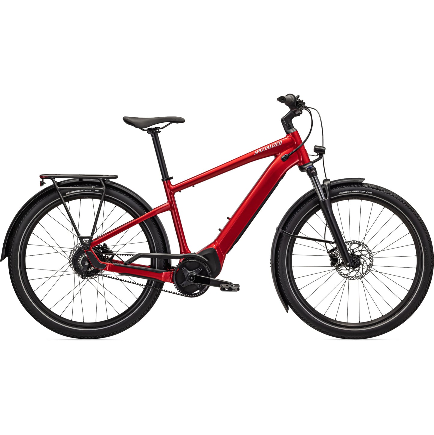Specialized Turbo Vado 3.0 IGH Electric Bike S Red Tint-Silver Reflective