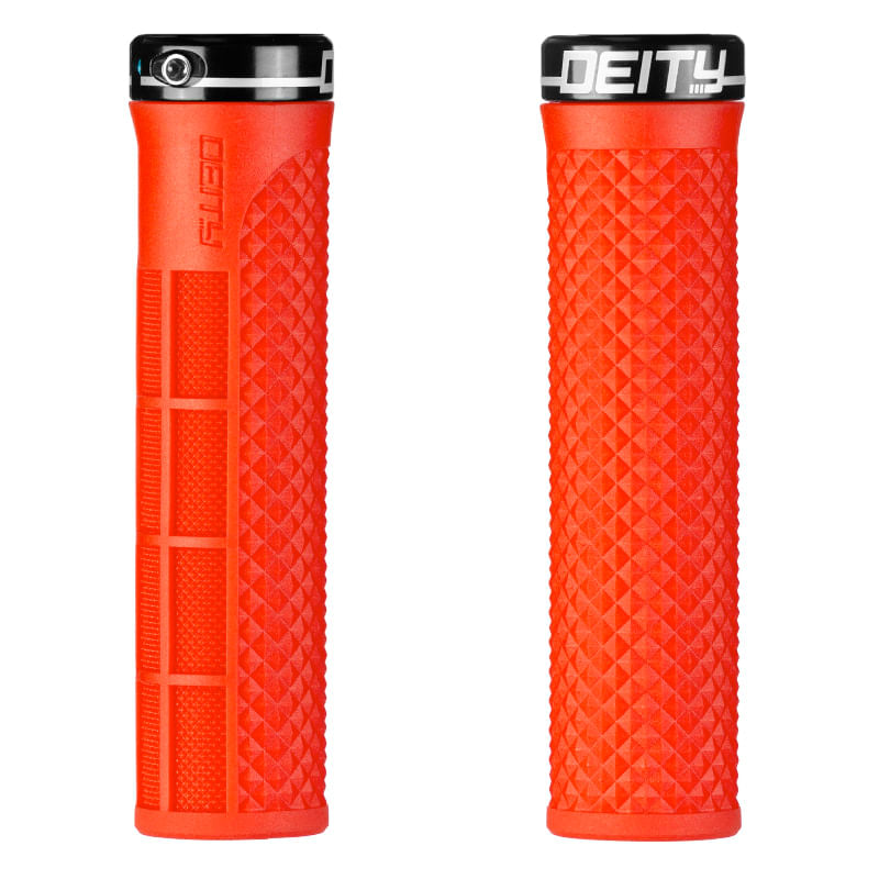 Deity Components Lockjaw Grips Standard Red