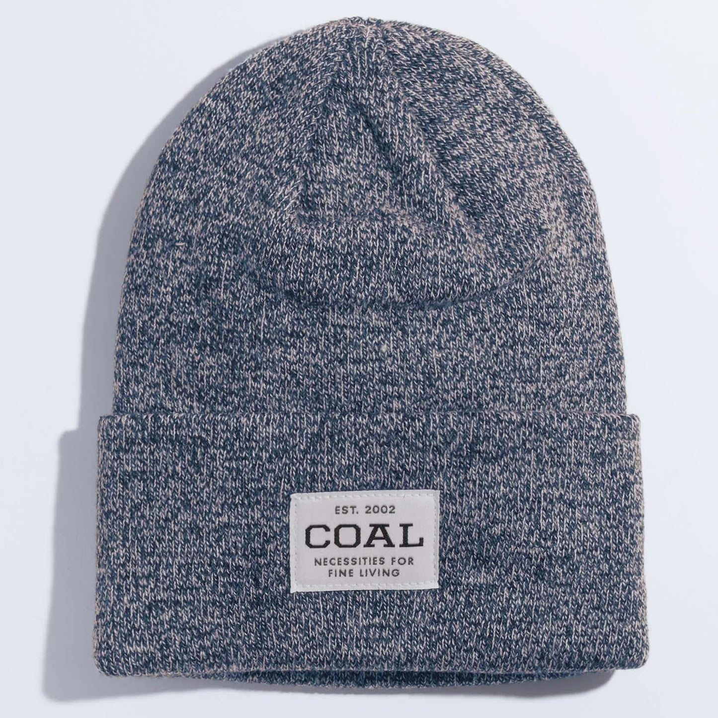 coal the uniform tall knit cuff beanie-color-navy pink marl