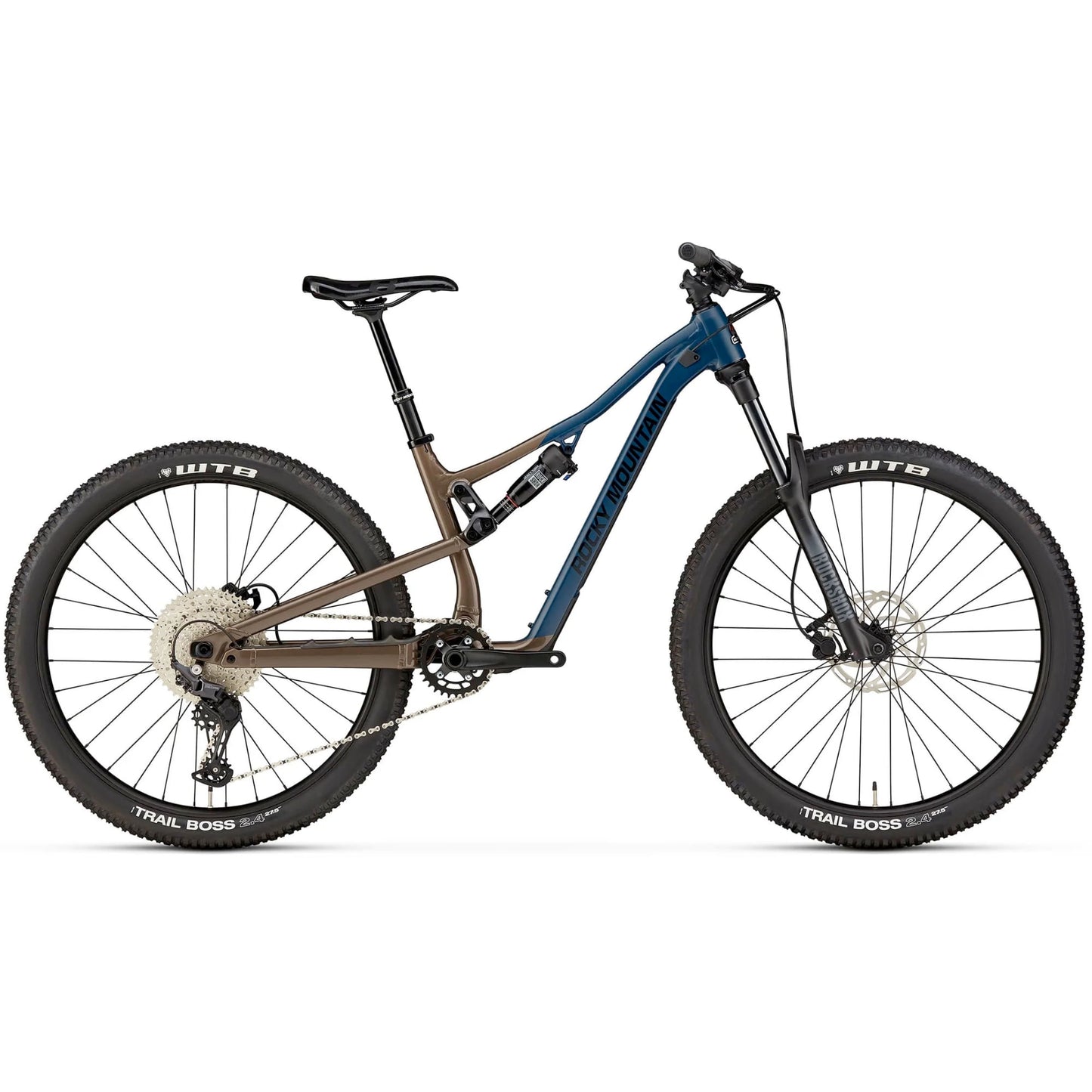 Rocky Mountain Instinct Alloy 10 Full Suspension Mountain Bike Xl Brown/Blue