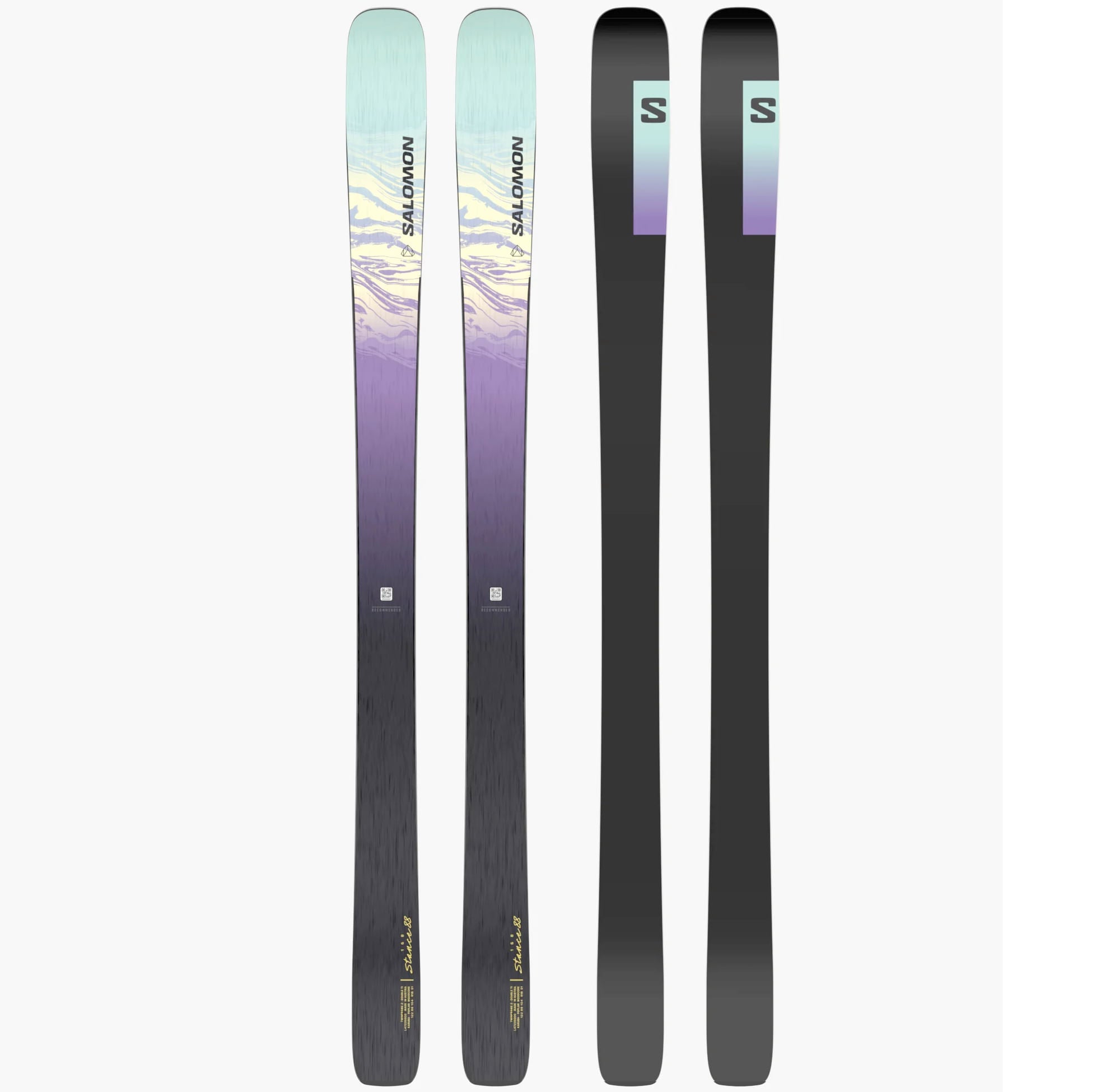salomon circa 2018 womens skis 150 Salomon Stance W 88 Skis · Women's · 2025 · 174 cm