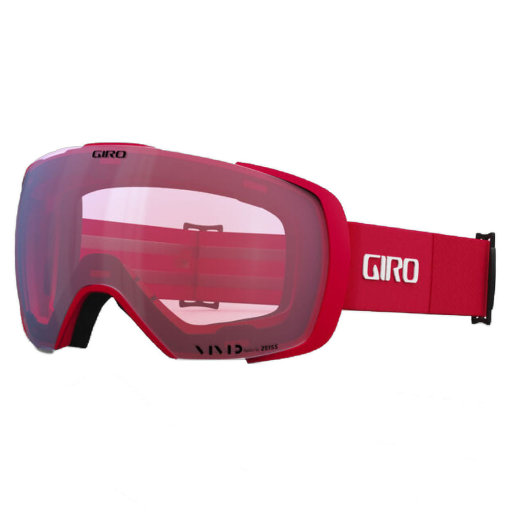 giro contact goggle-color-red and black thirds-vivid smoke / vivid infrared