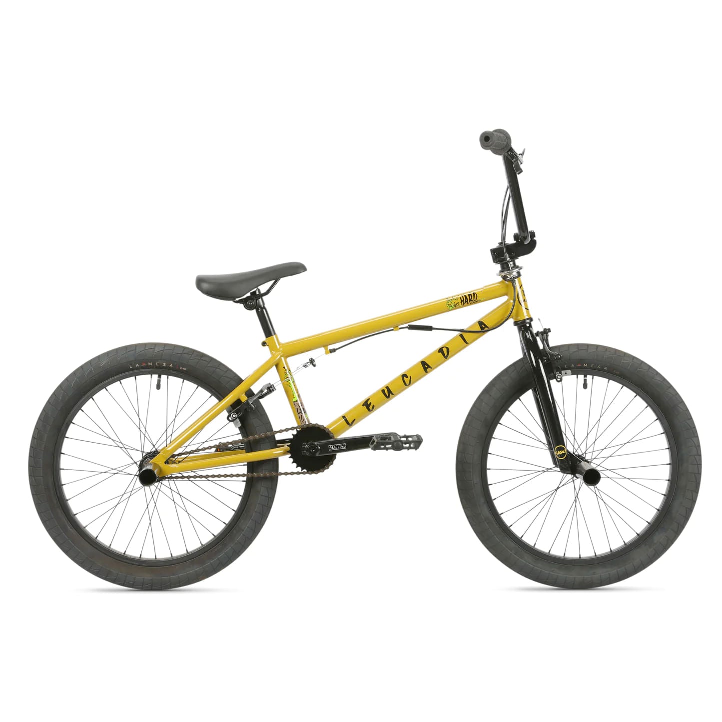 haro 2023 leucadia dlx bmx bikes-color-honey mustard