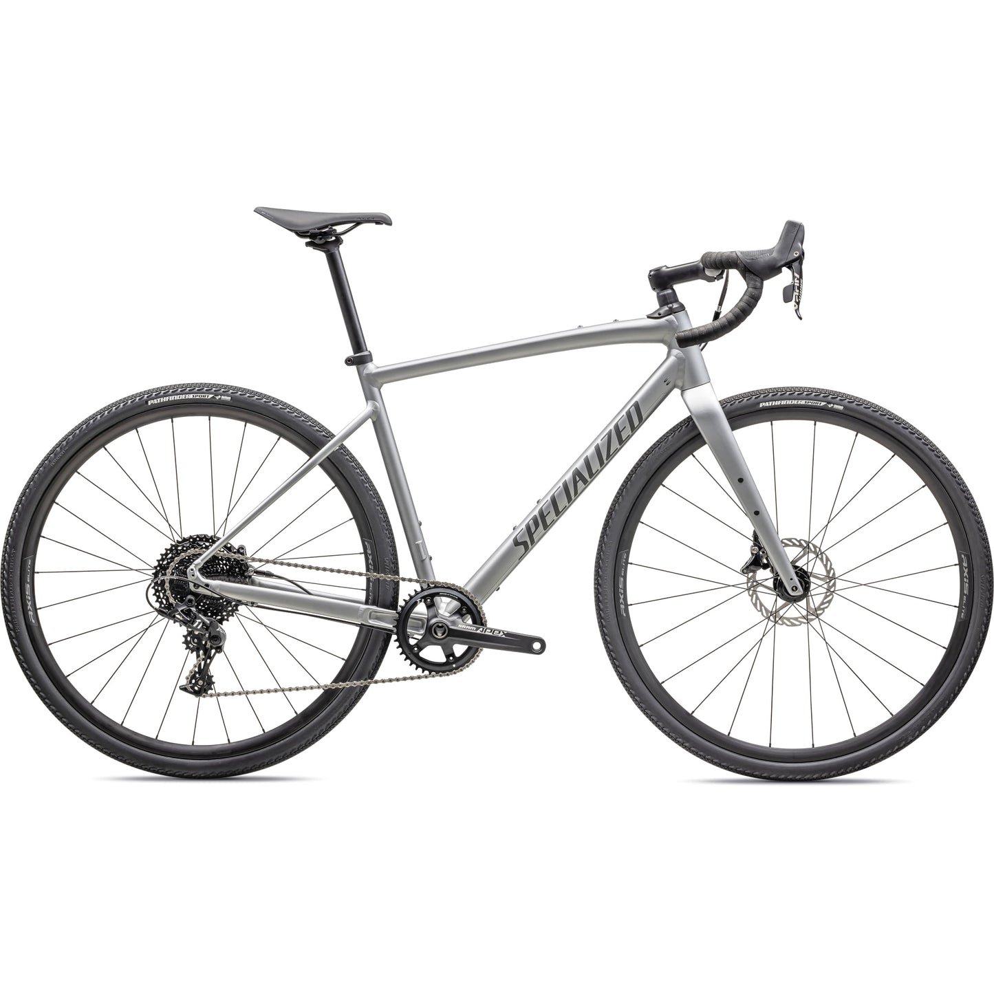 specialized 2023 diverge comp e5 road bike-color-satin silver dust/smoke