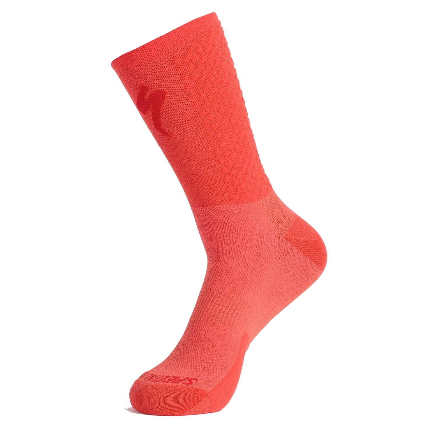 specialized knit tall socks-color-fiery red/vivid red