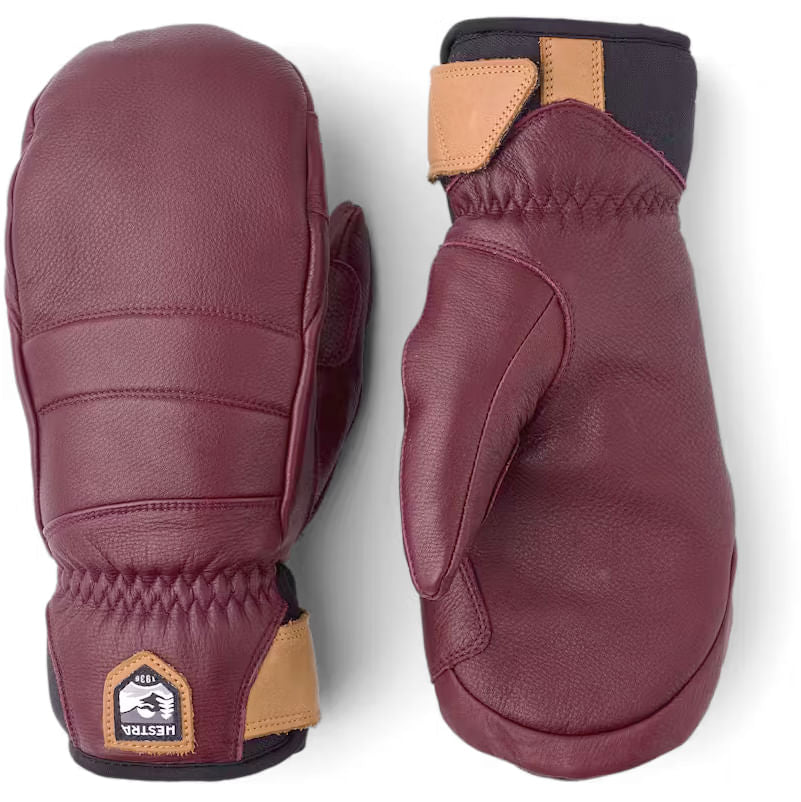 hestra women’s fall line mitts-color-bordeaux