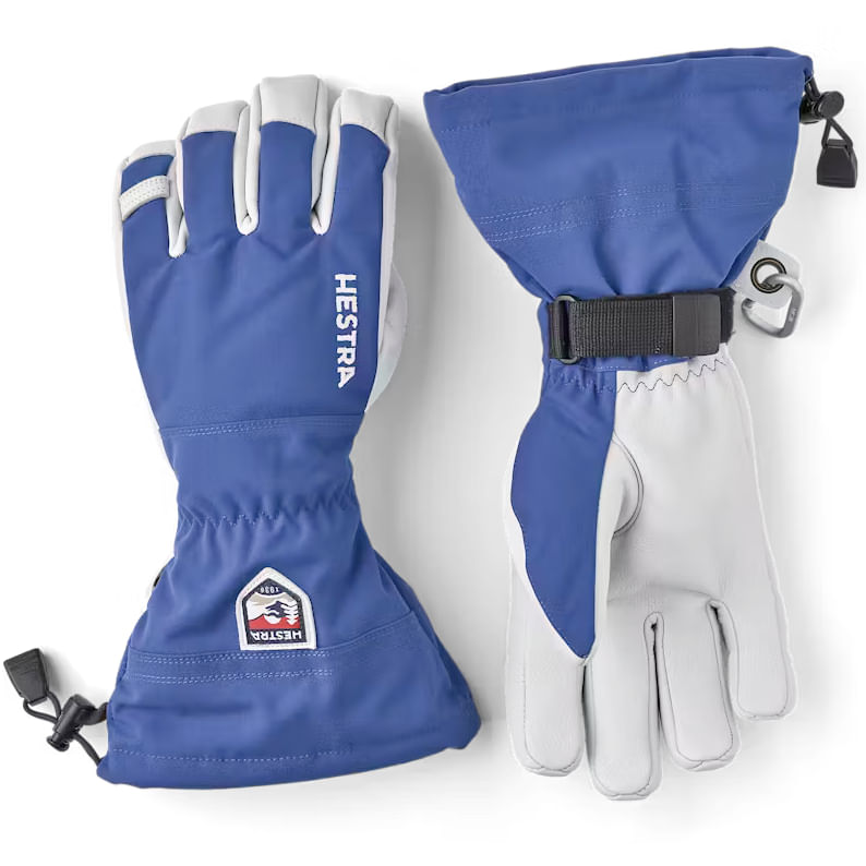 hestra army leather heli ski gloves-color-royal blue