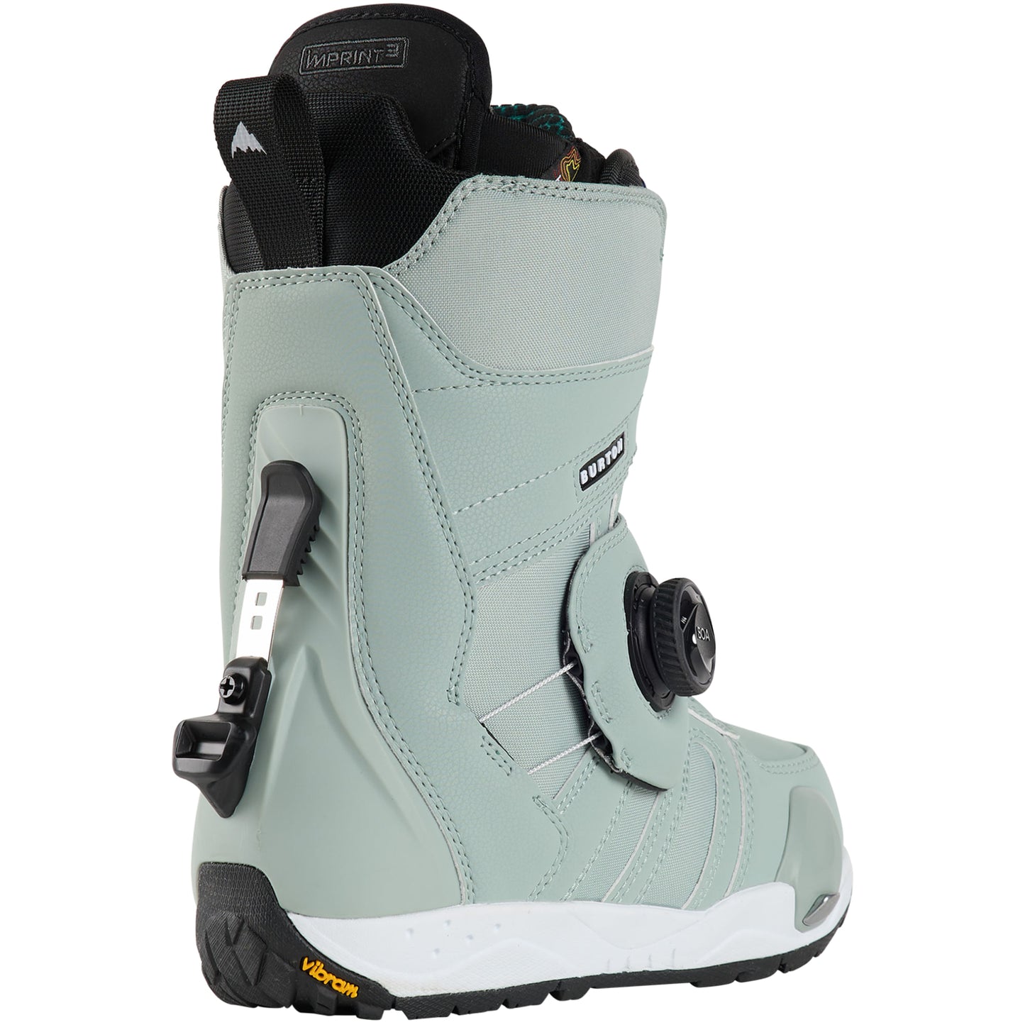 burton felix step on women’s snowboard boots 2025-color-petrol green