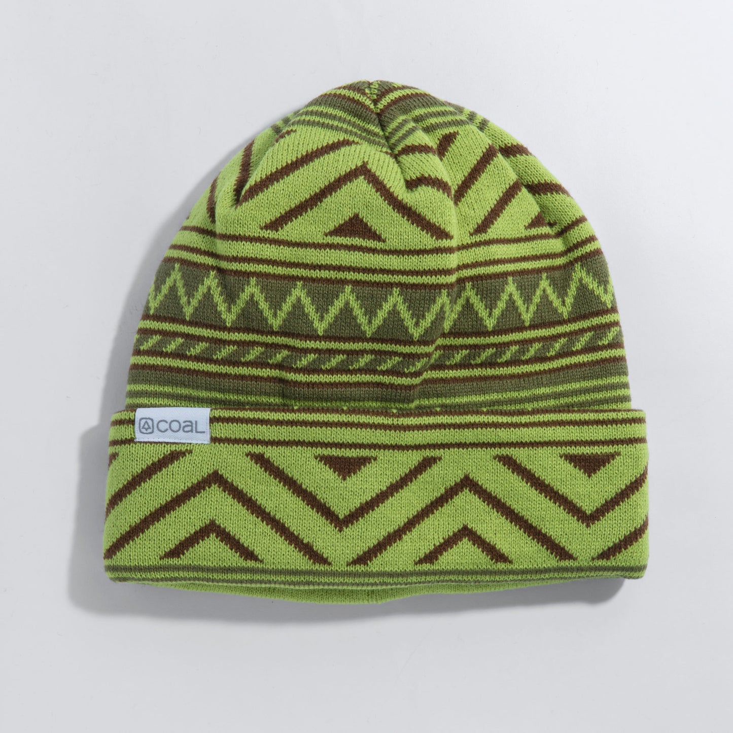 coal the weston knit beanie-color-olive/brown