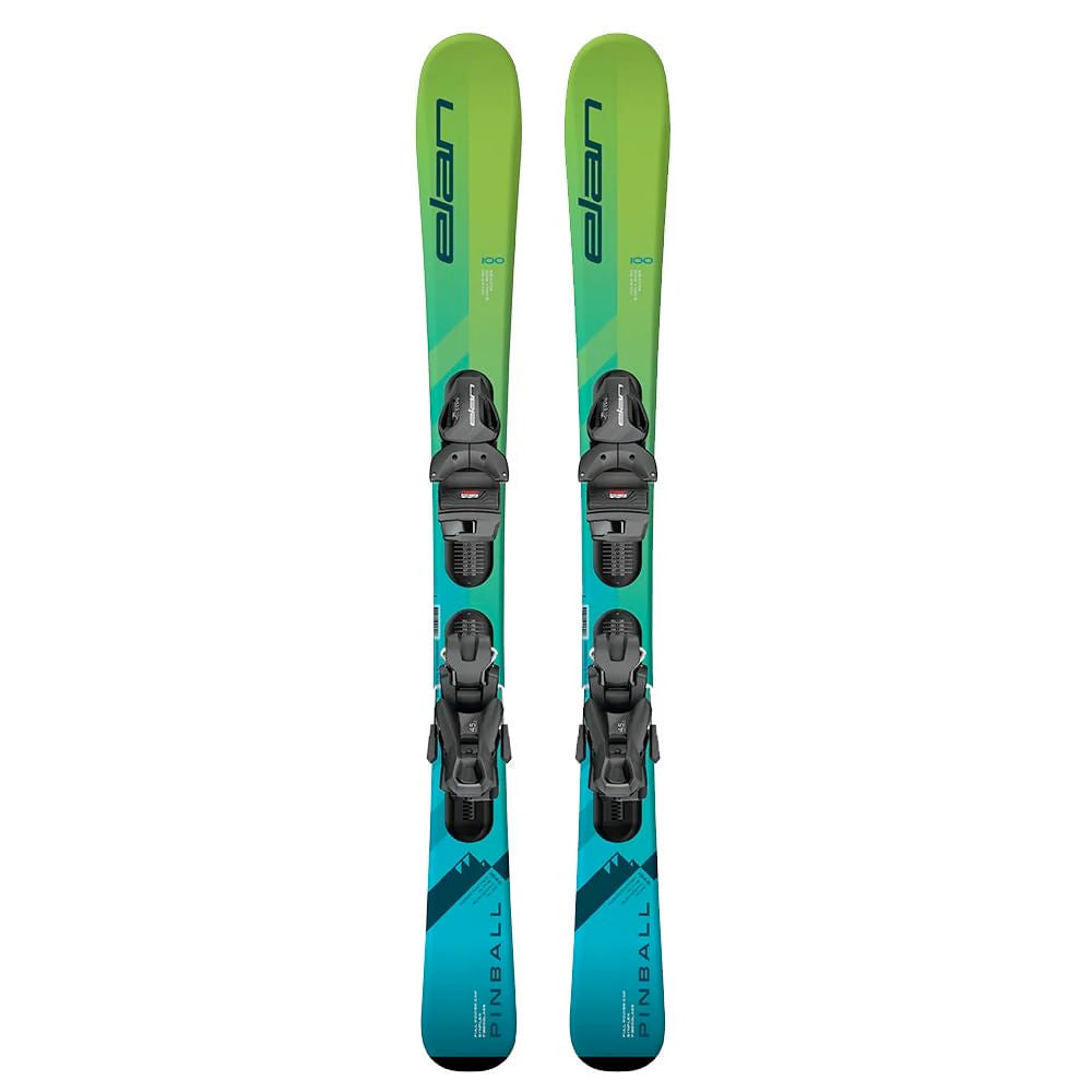 elan pinball team kids’ skis with el4.5 bindings 2024