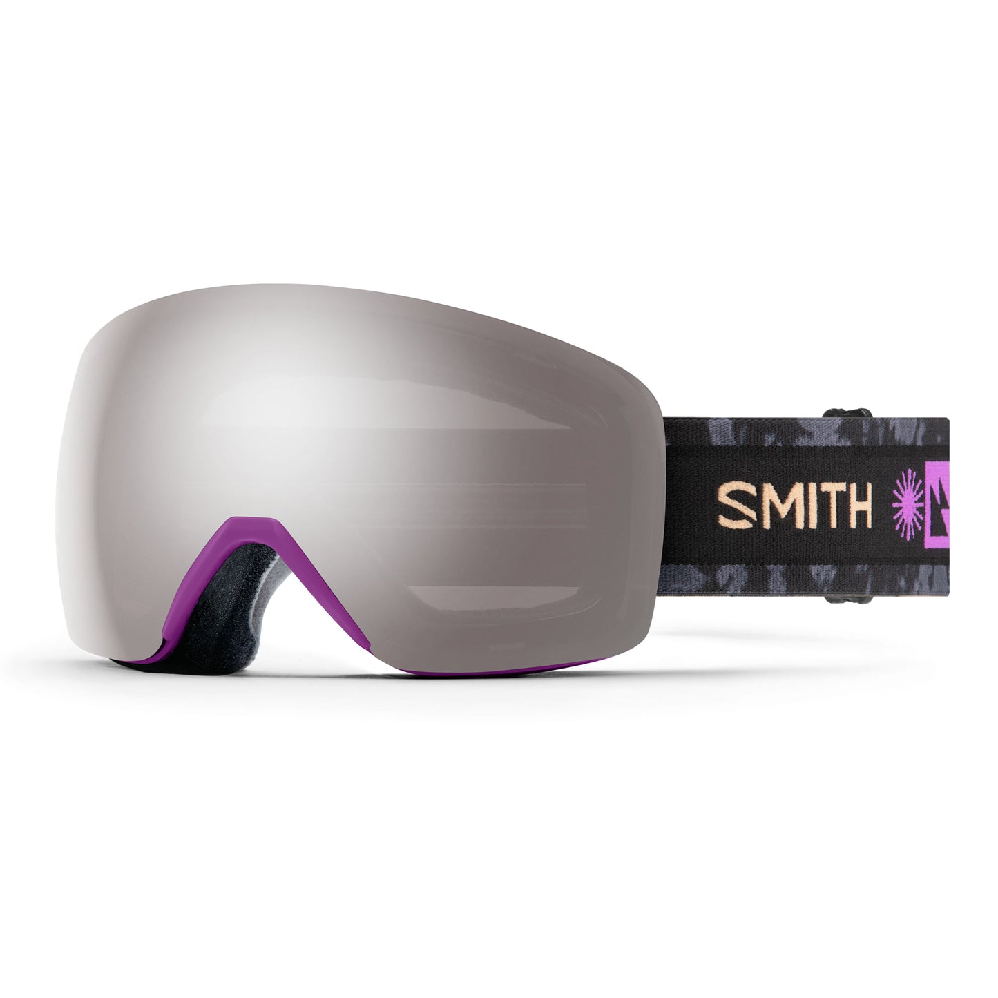 smith skyline goggle-color-vivid violet | chromapop sun platinum mirror