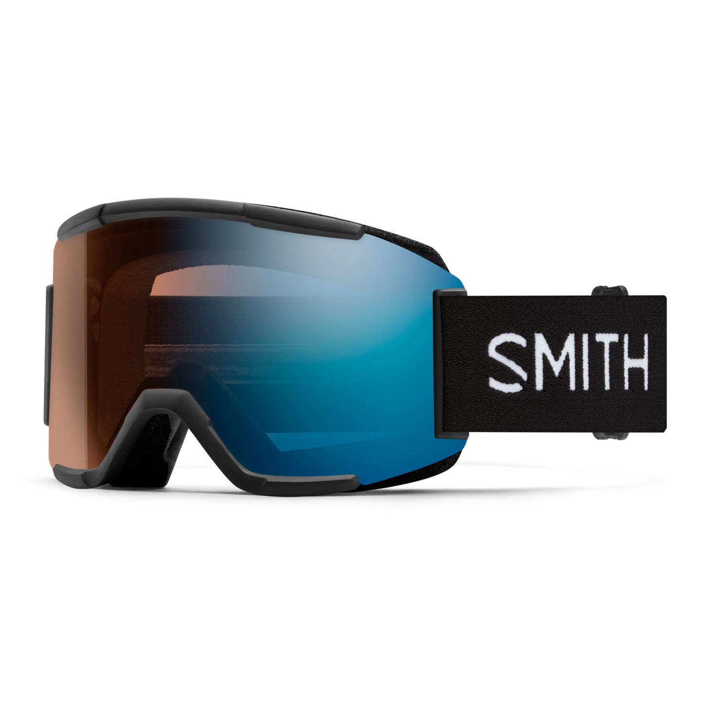 smith squad photochromic goggles-color-black | chromapop pro photochromic blue mirror