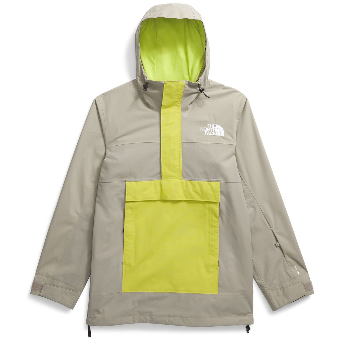 the north face driftview men’s anorak-color-clay grey/cavern grey