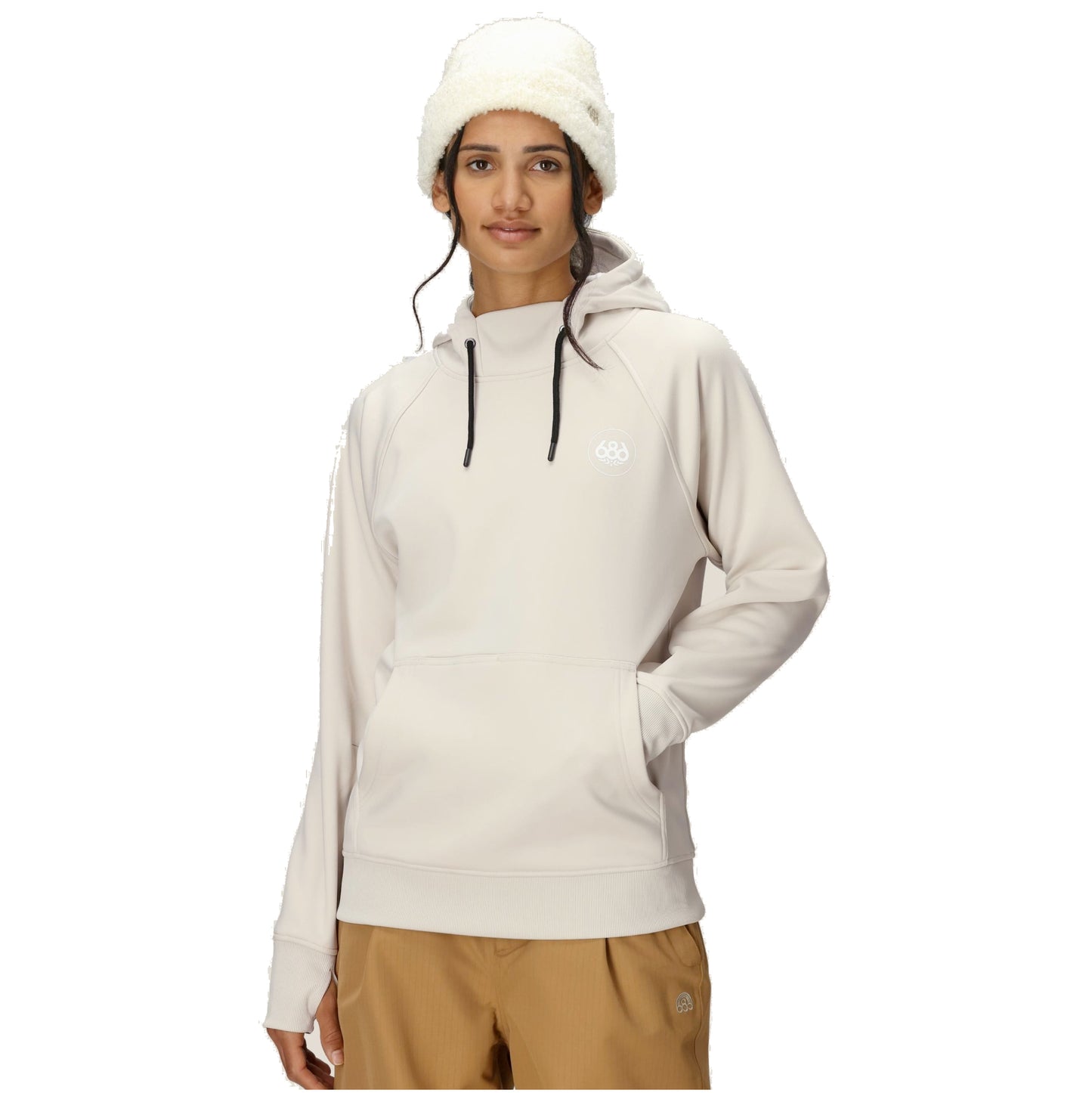 686 Bonded Fleece Women’s Hoodie M Limestone
