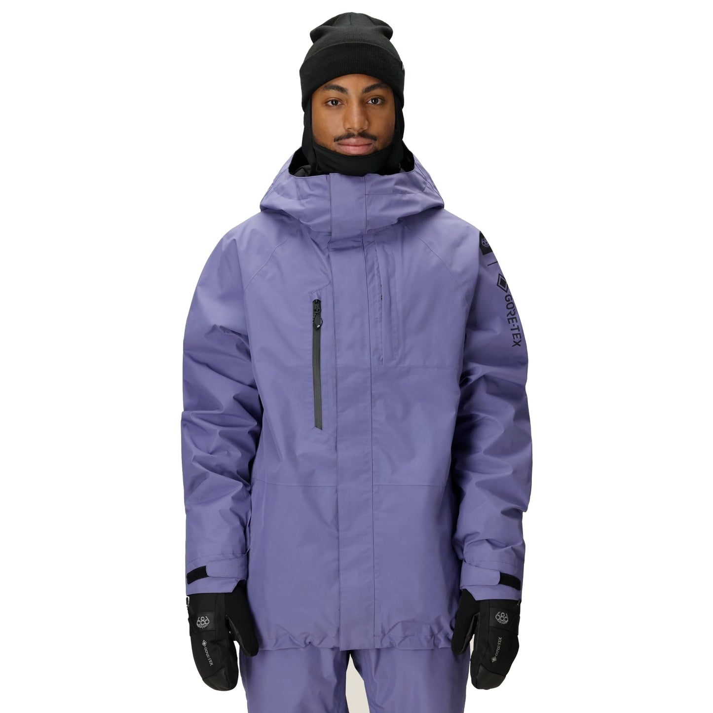 686 gore-tex core men’s shell jacket-color-purple dawn