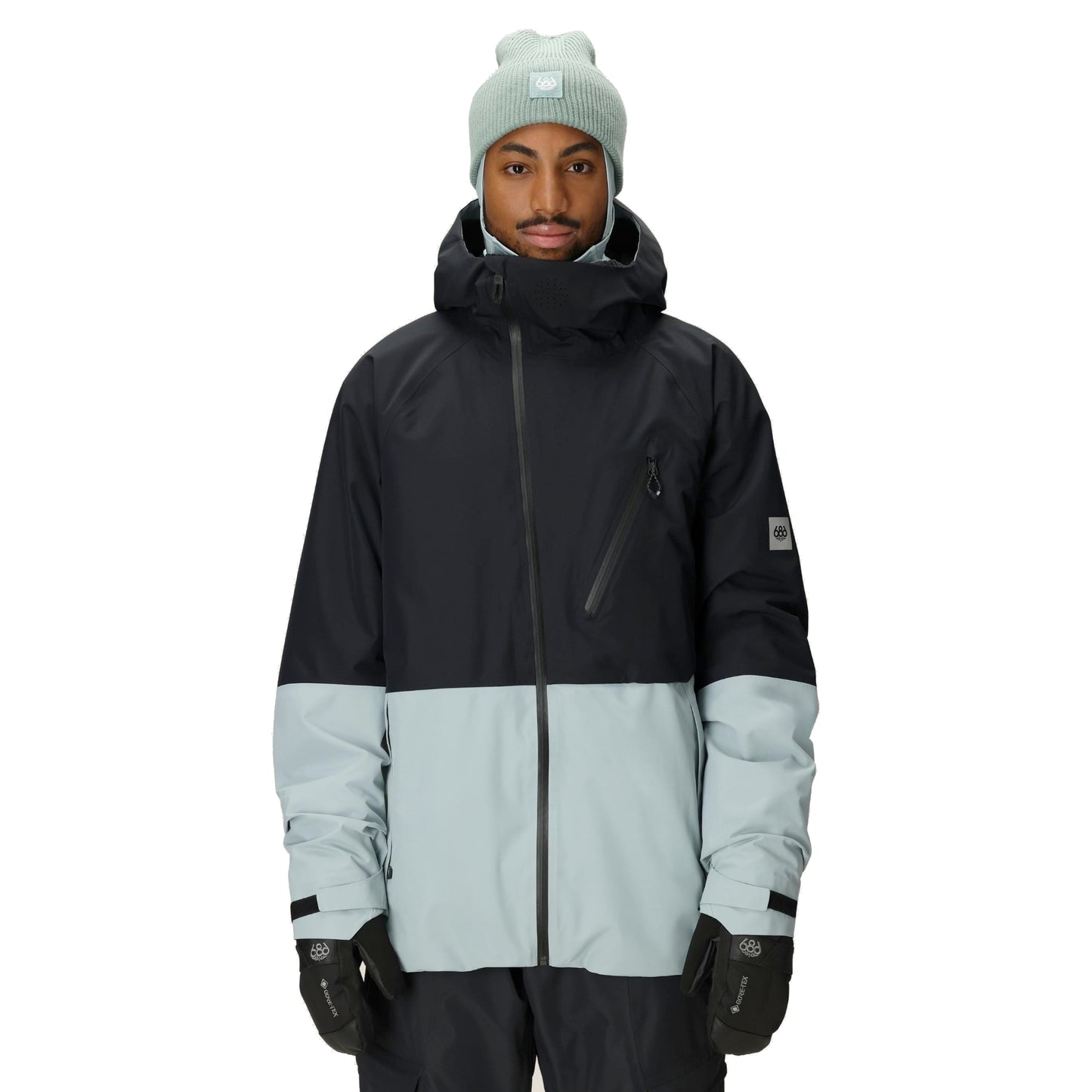 686 hydra thermagraph men’s jacket-color-dusty marine colorblock