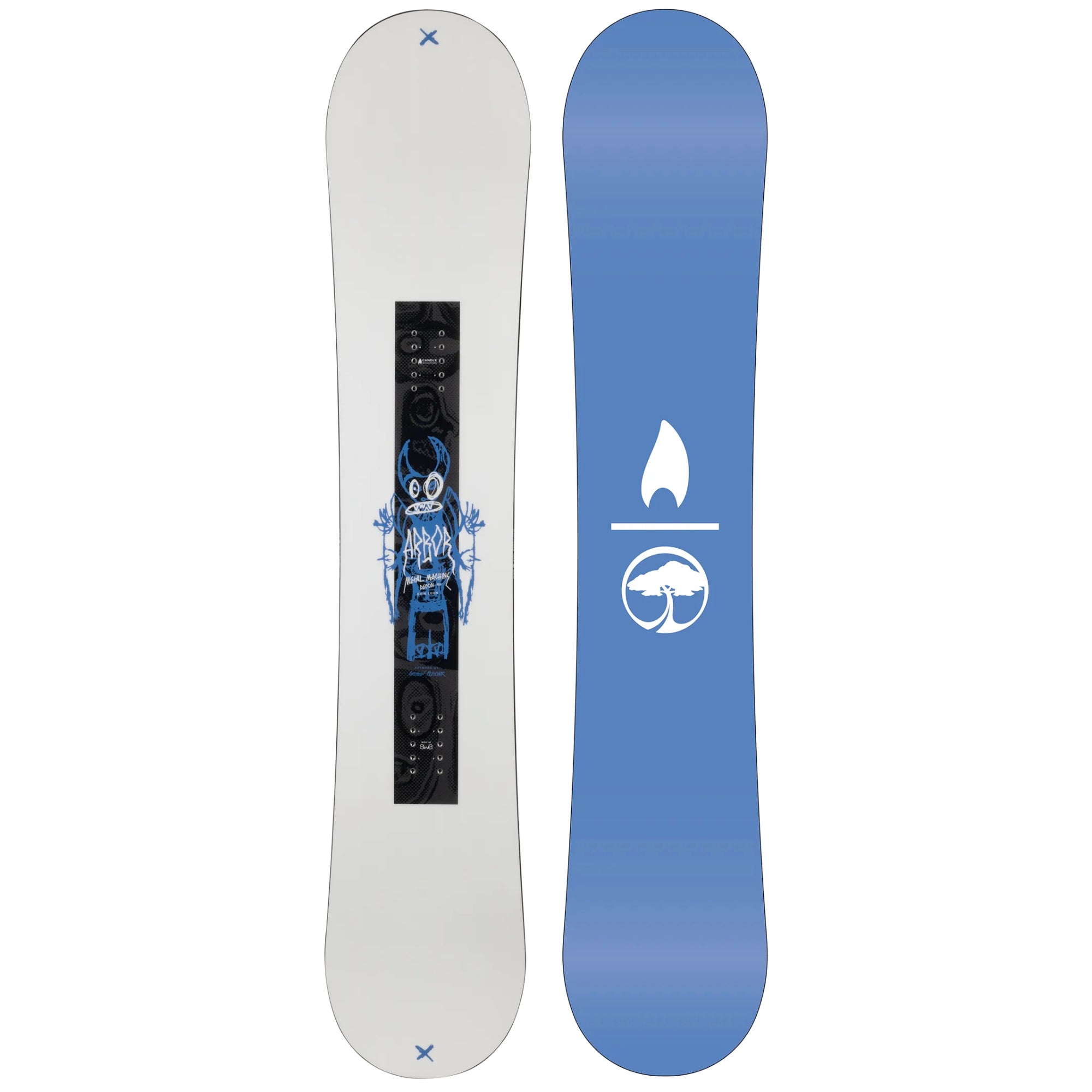 rome blue snowboard 2008 Arbor Metal Machine Decon Mens Snowboard 2026