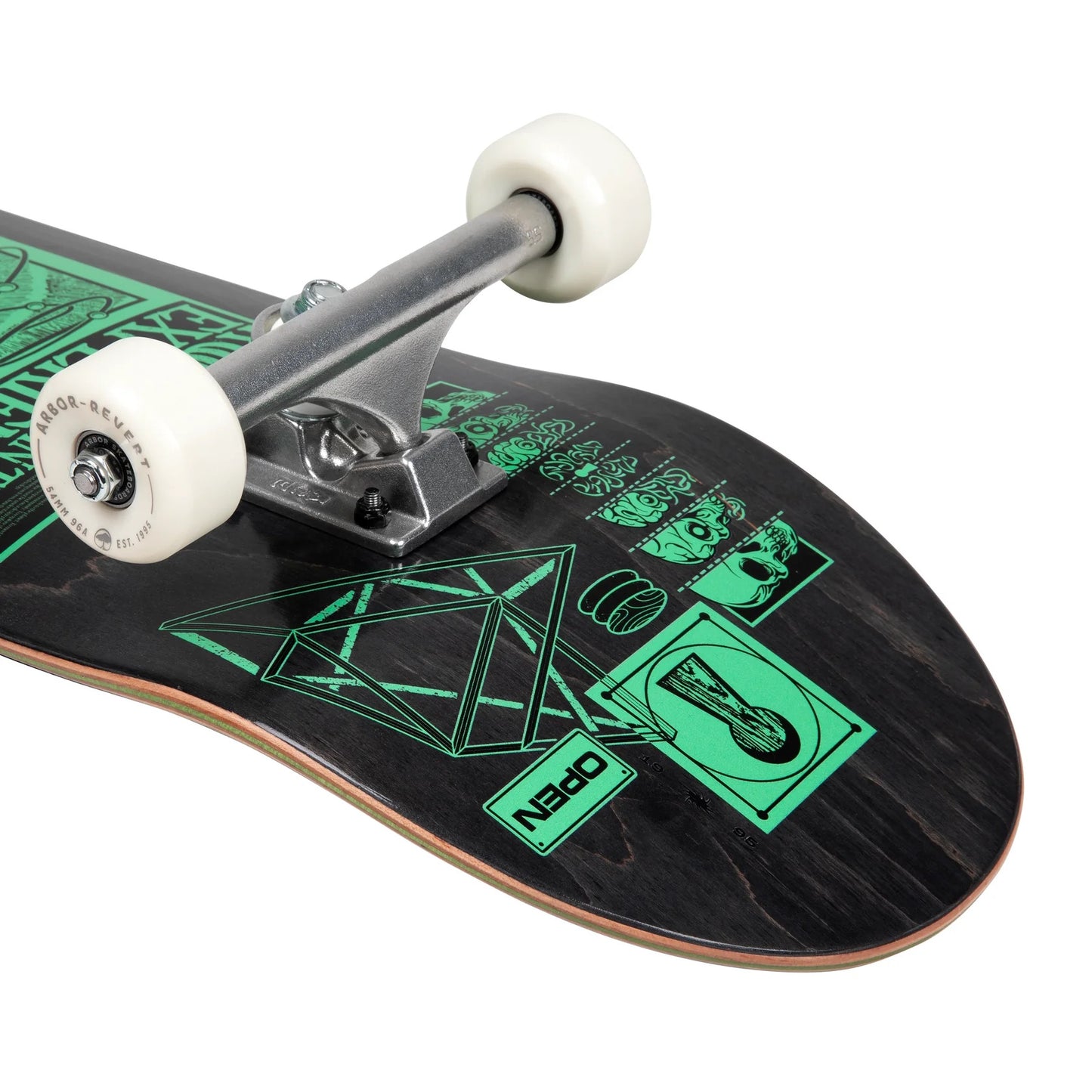 arbor rooted in the experience 8.5 inch complete skateboard