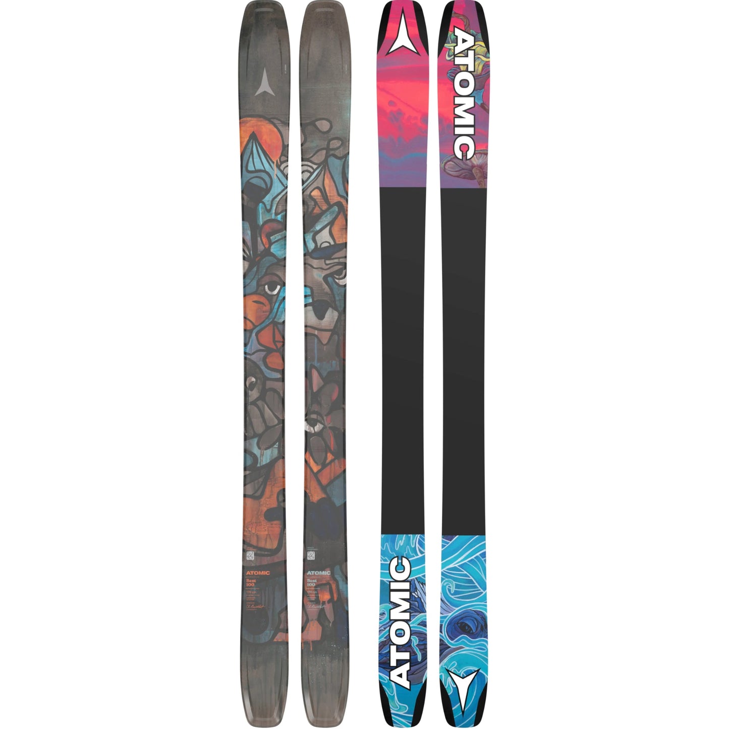 Atomic Bent 100 Skis 186Cm Multicolor