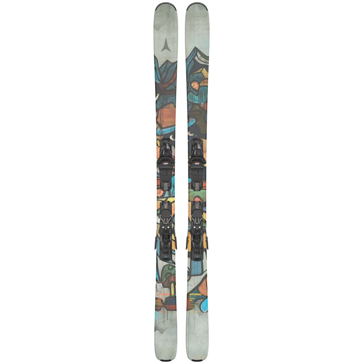 atomic bent 85r skis with m10 gw bindings 2026