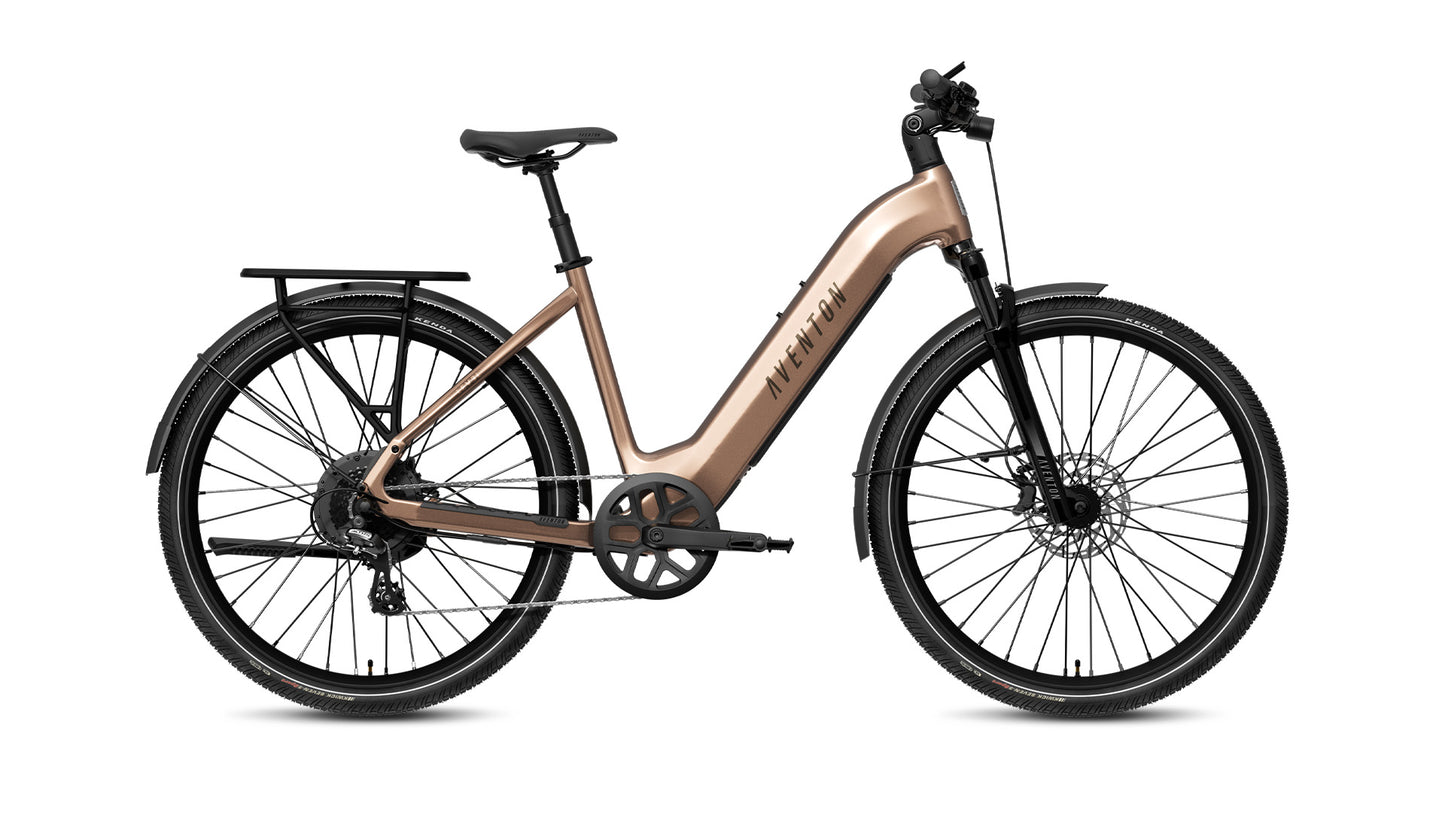 Aventon Level 4 REC Step Thru Electric Bike L Sandstone
