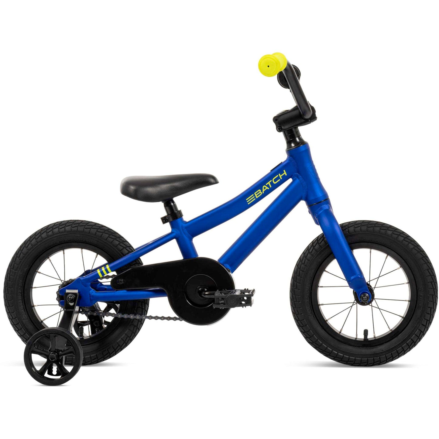 batch 12 inch kids’ bike-color-indigo blue/neon yellow