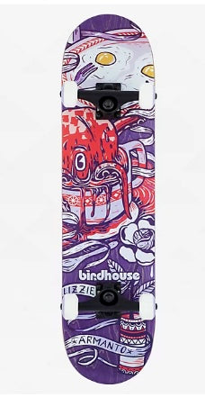 birdhouse lizzie armanto purple complete skateboard