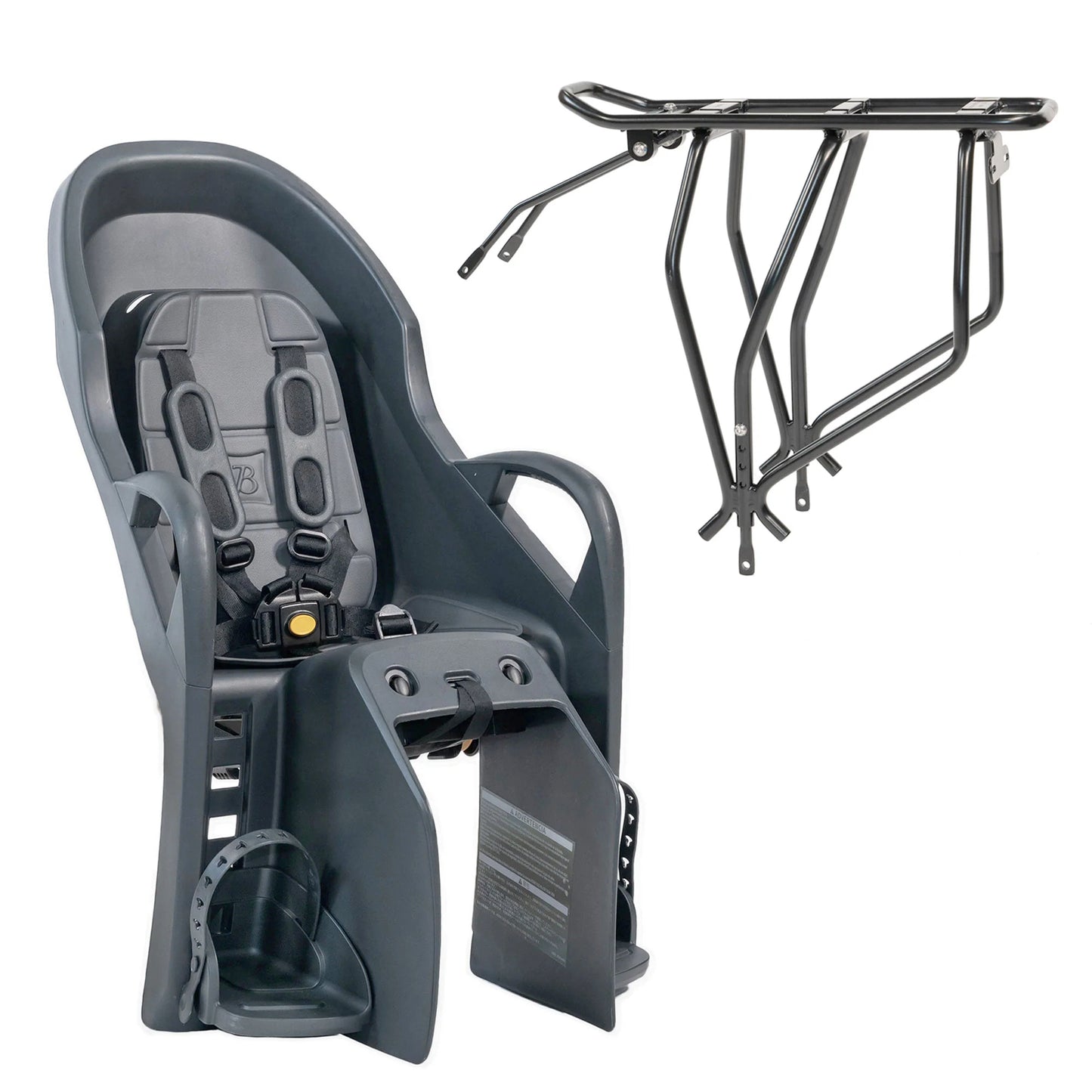 burley dash rm baby seat with rack