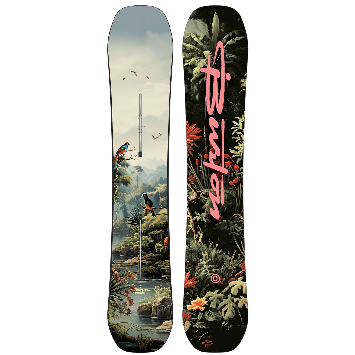 Burton Men's Custom Camber Snowboard 170W Jungle