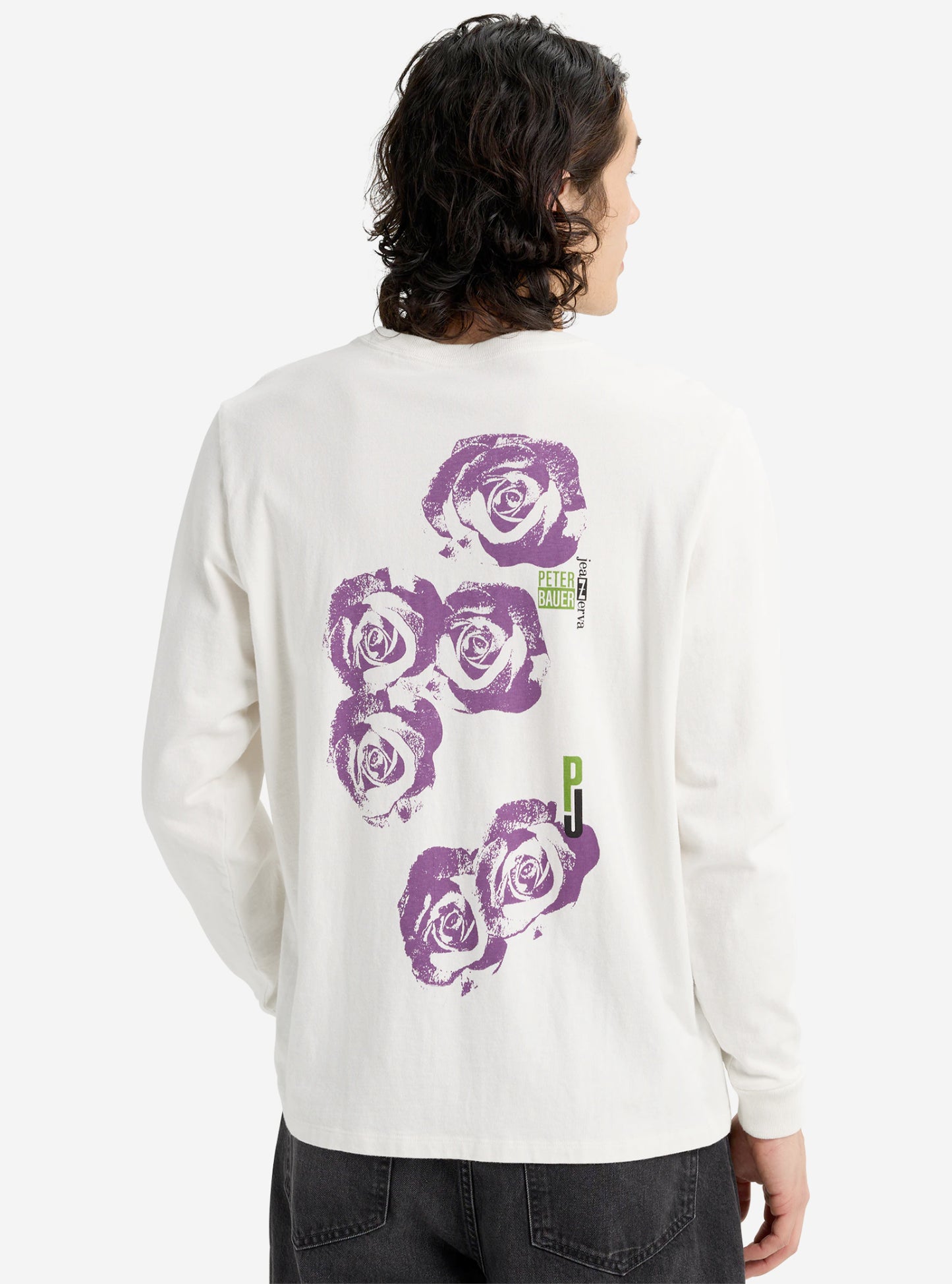 burton heavyweight pj artist long sleeve t-shirt