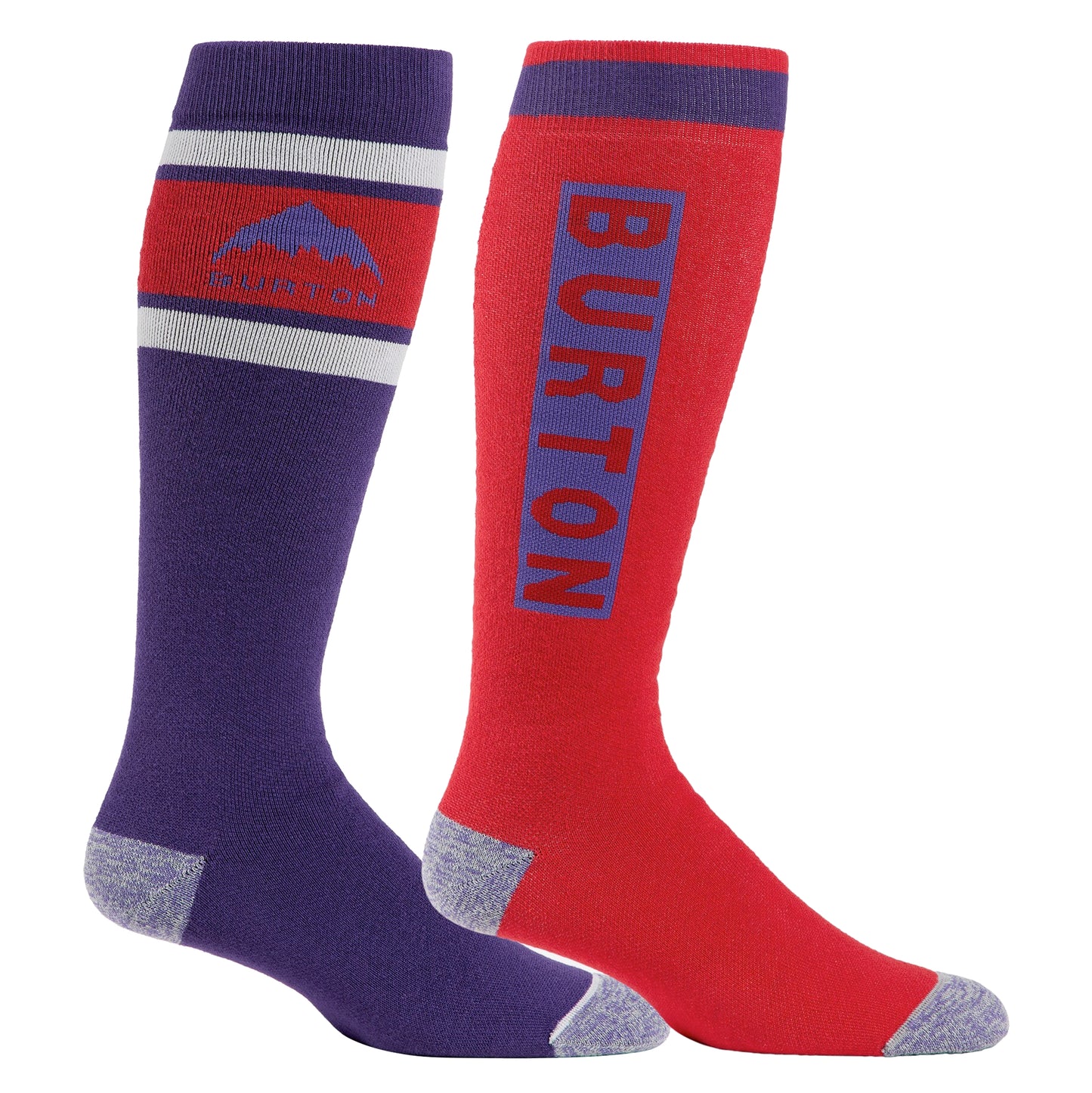 burton men’s weekend midweight sock 2 pack-color-prism violet