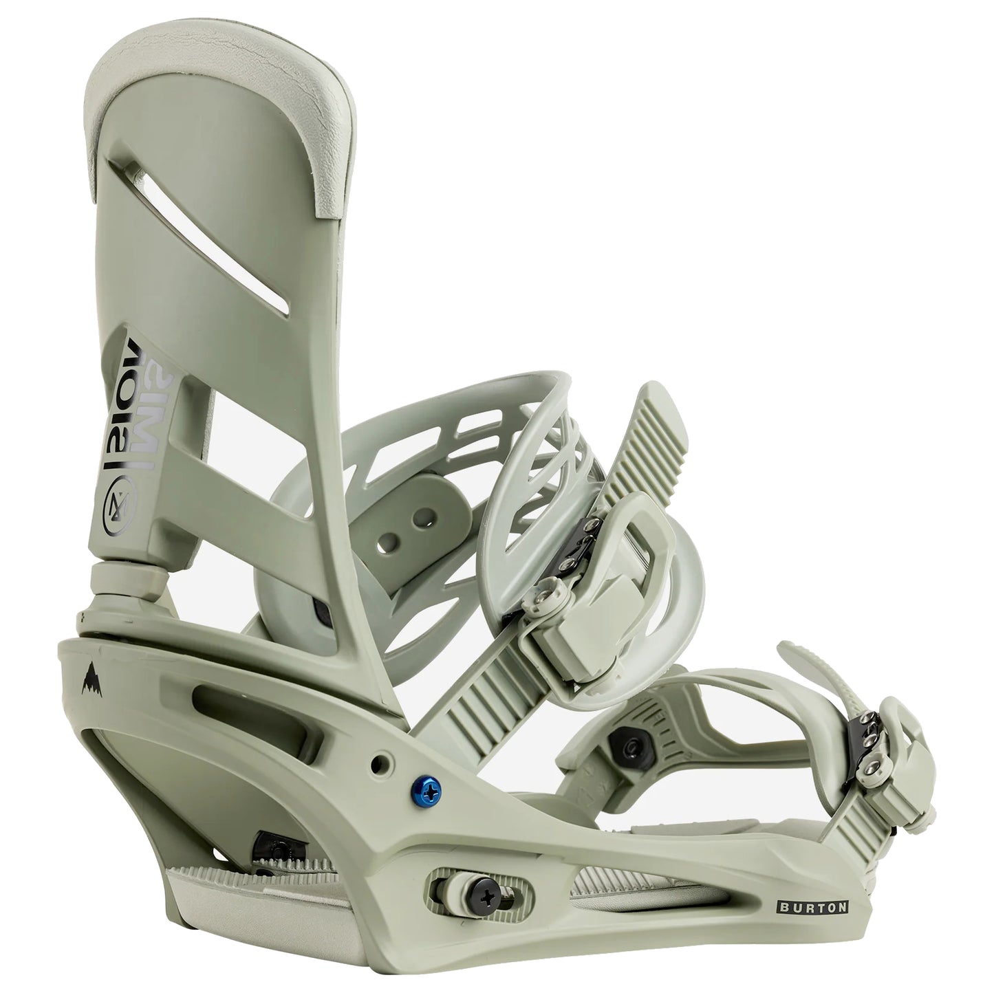 burton mission re:flex men’s snowboard bindings 2026-color-talc green