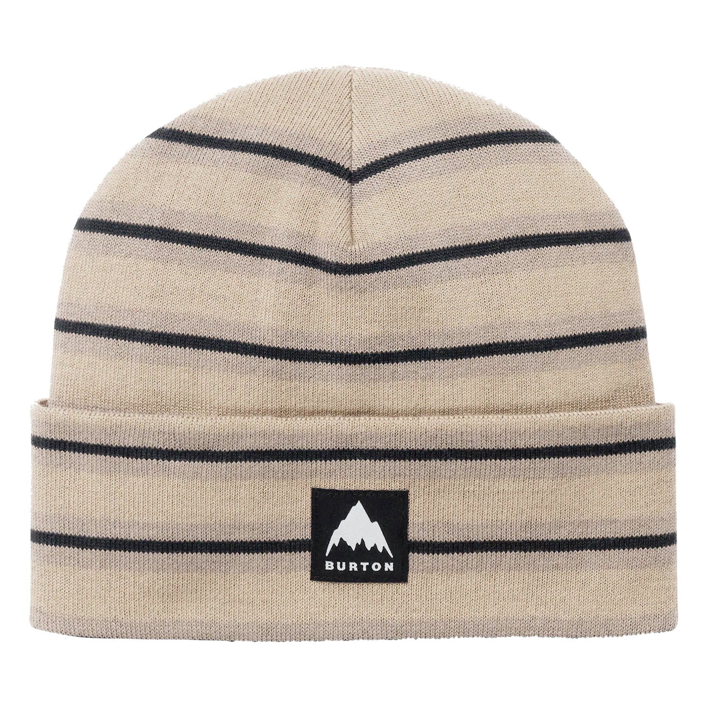 burton recycled kactusbunch beanie tall-color-summit taupe stripes