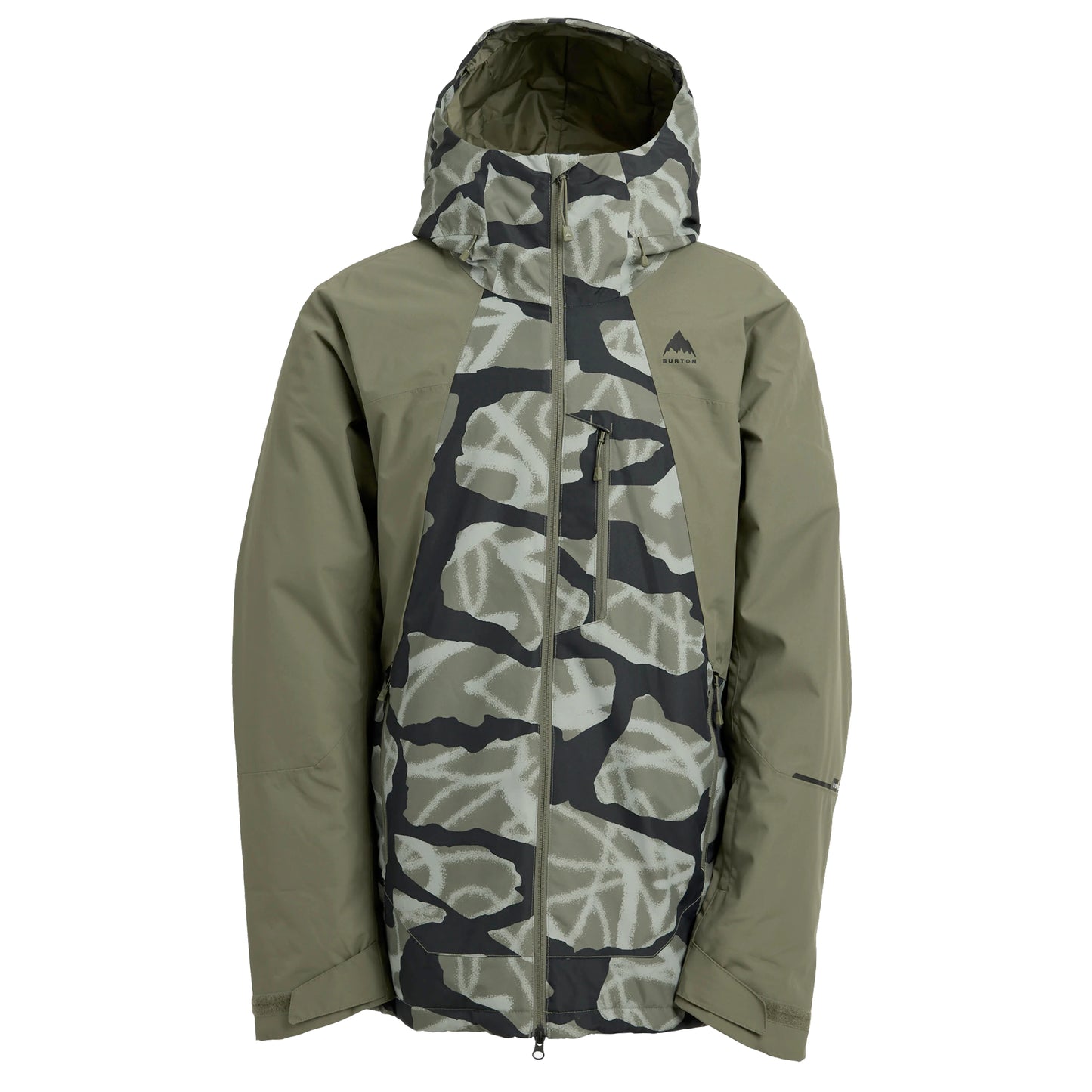 burton reserve 2l insulated men’s jacket-color-graffiti camo/forest moss