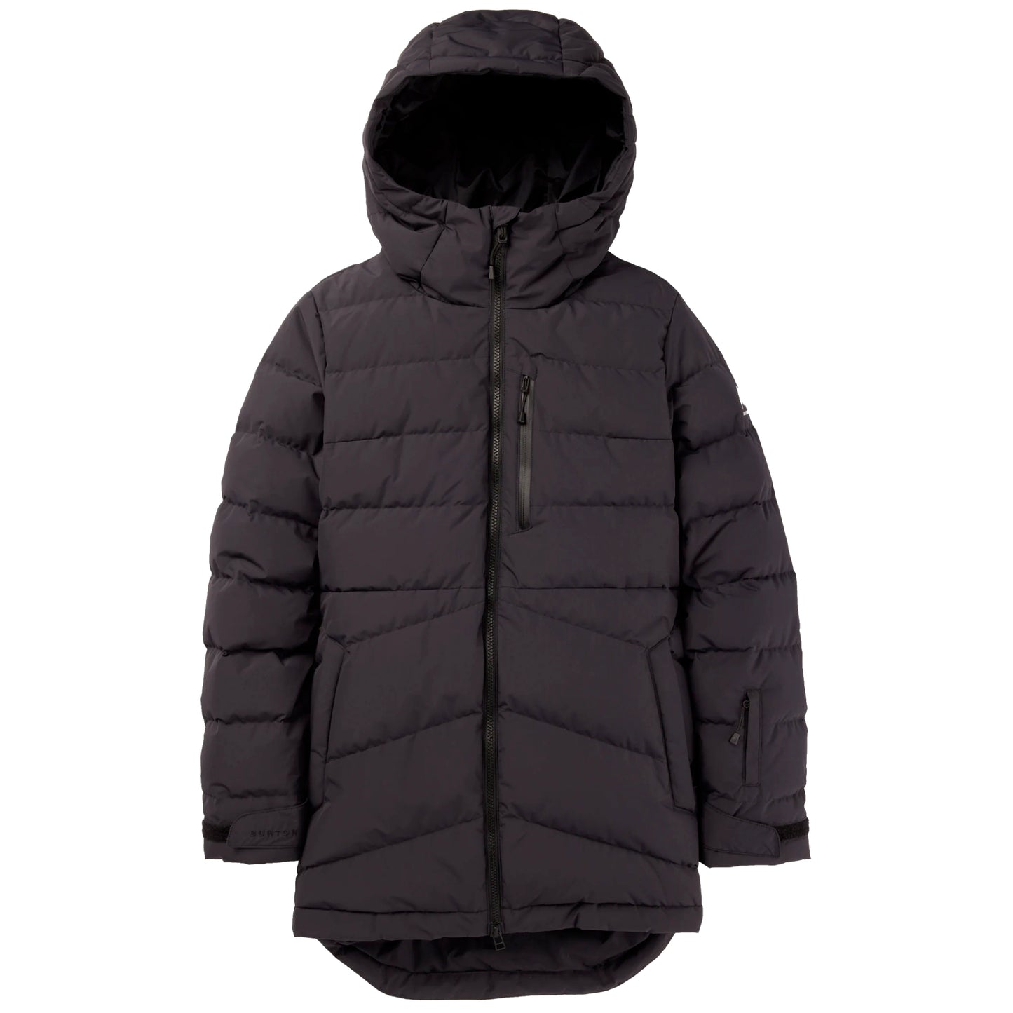 burton women's loyil down jacket-color-true black