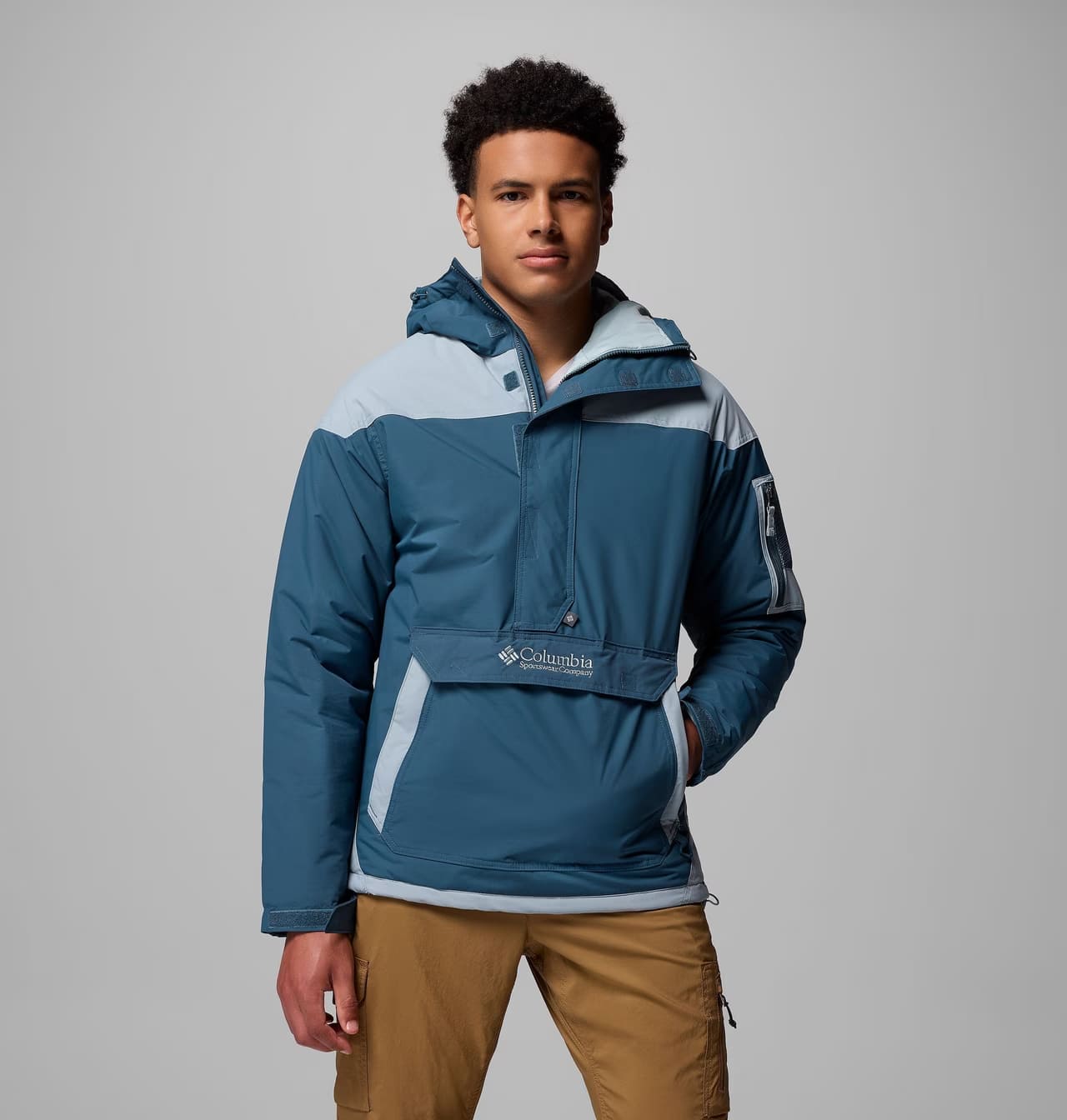 columbia challenger ii insulated men’s pullover-color-blu