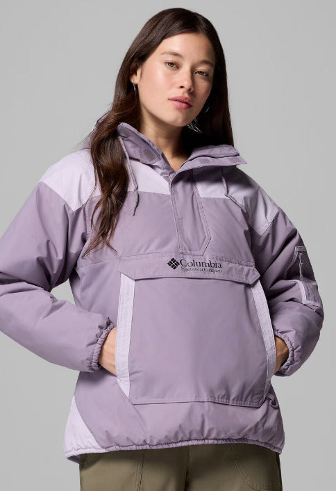 columbia challenger insulated women’s pullover-color-shale purple, l