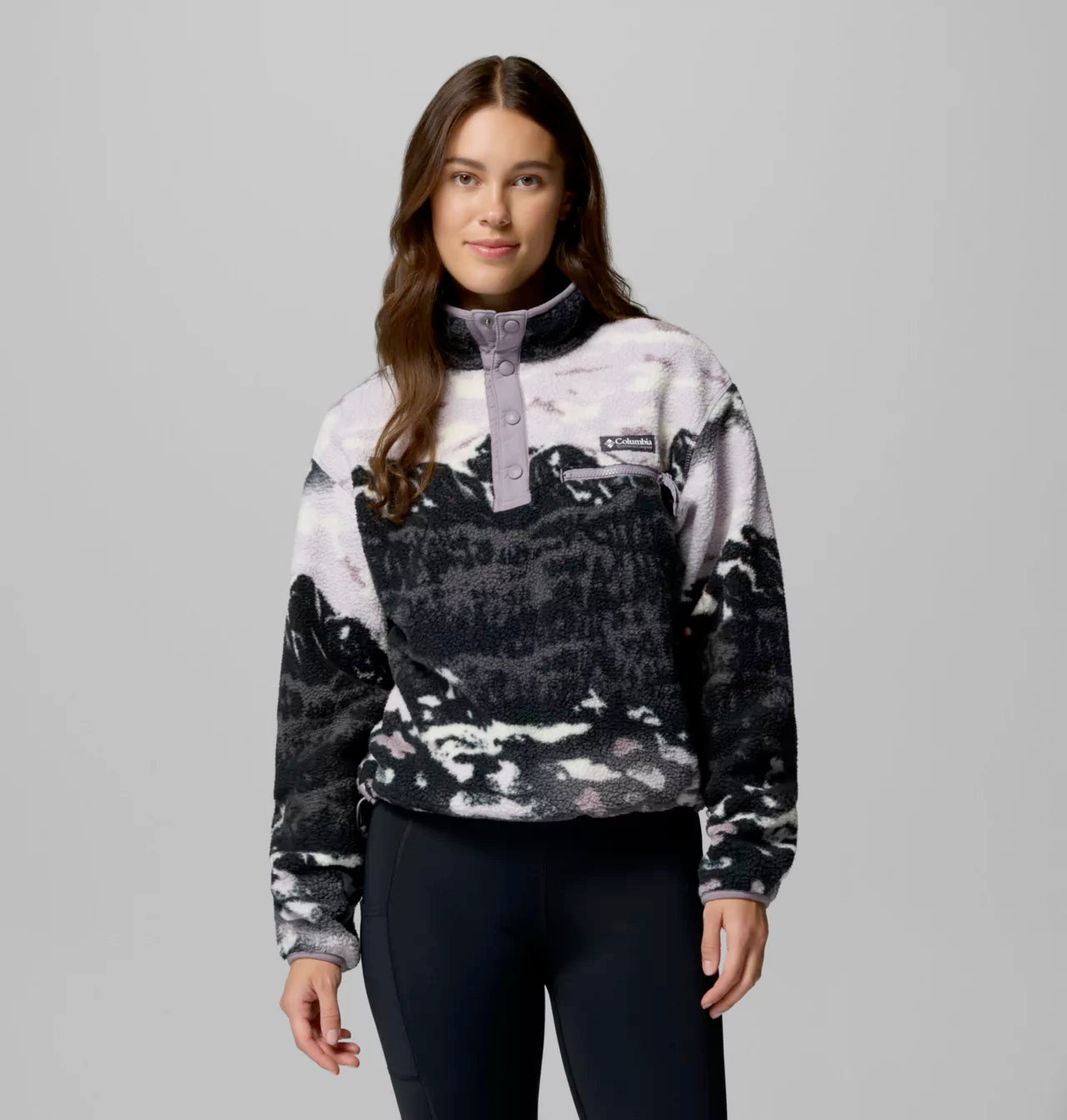Columbia Helvetia™ II Printed Cropped Half Snap | Winter Clothes