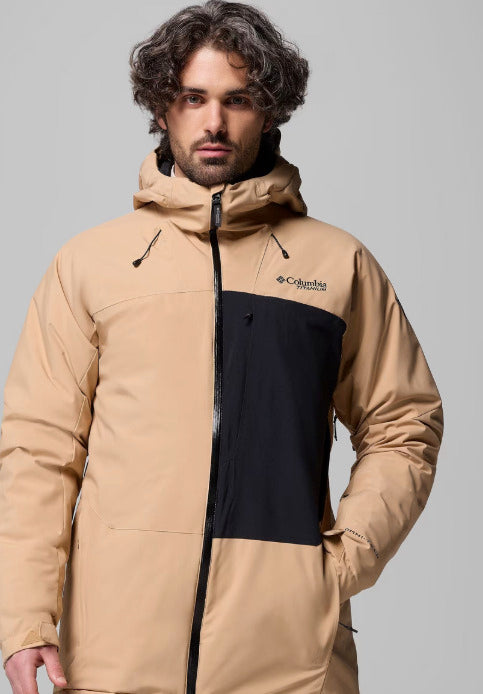 columbia winter district iii men’s jacket-color-canoe, black