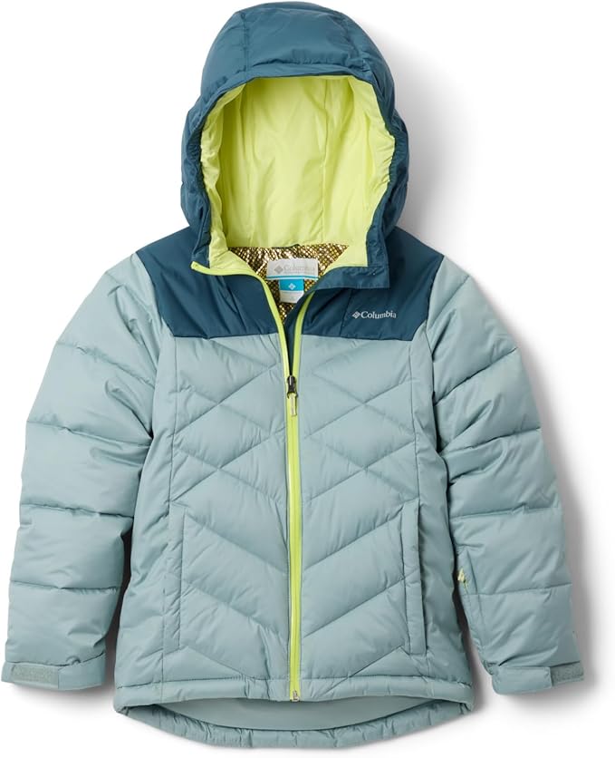 columbia winter powder iii quilted kids’ jacket-color-crushed blue, e_2