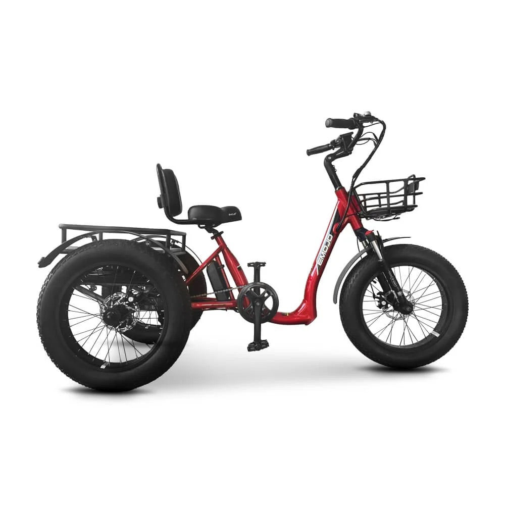 emojo 2026 bull trail electric trike-color-apple red
