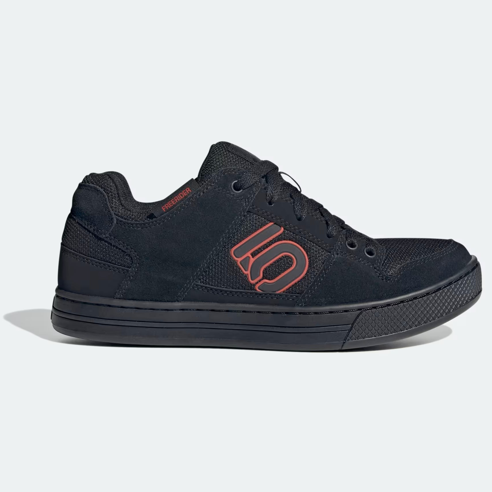 five ten freerider flat pedal Five Ten Freerider Flat Shoes - Core Black/Red/Gray Five