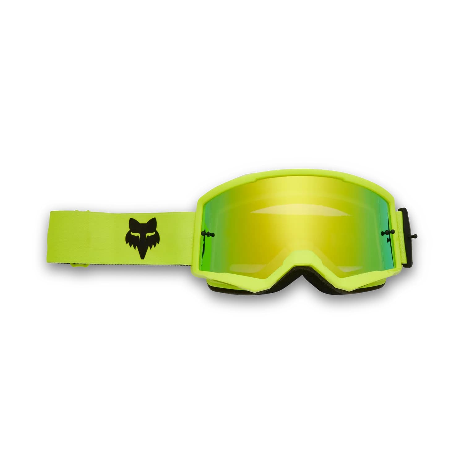 Fox Racing Main Core Mirrored Goggles-Flo Yellow