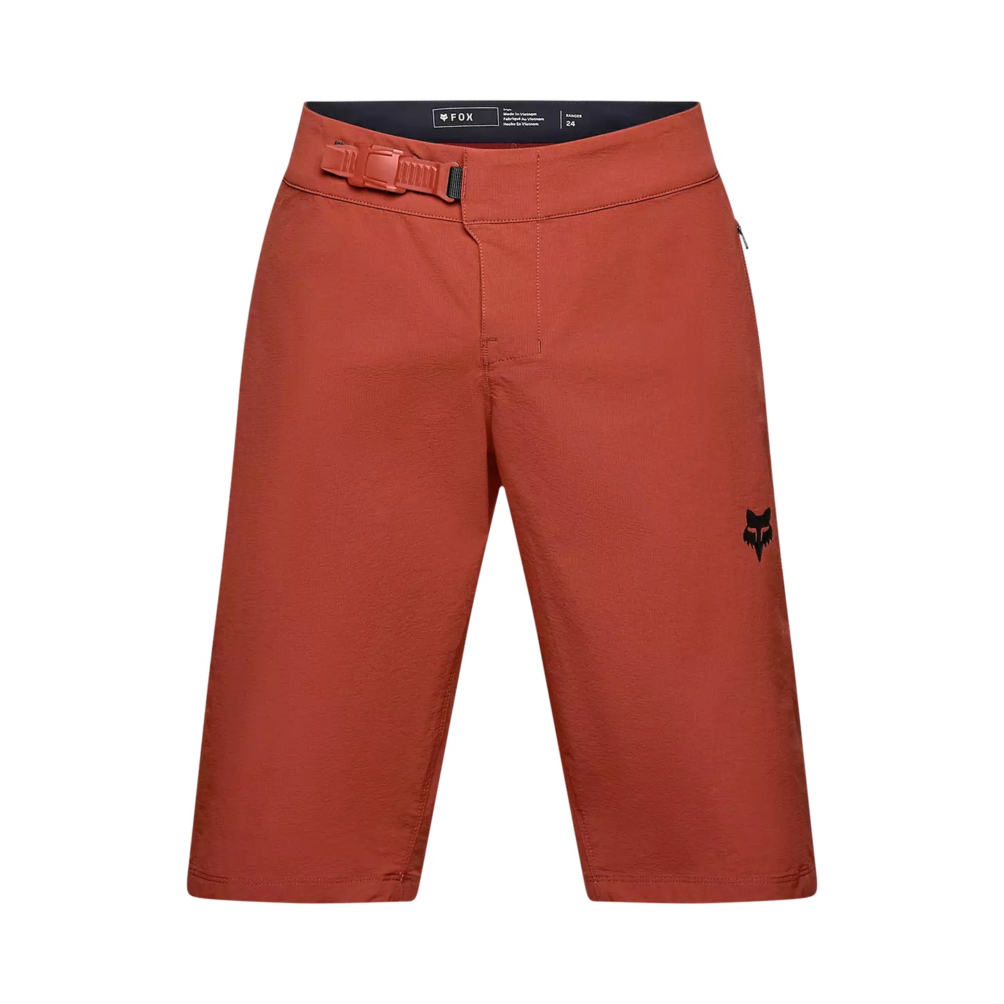 fox ranger lined men’s shorts-color-rust
