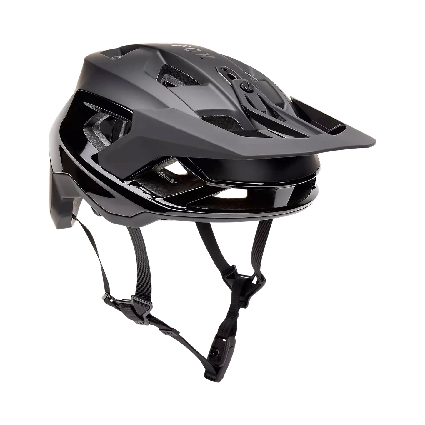 fox speedframe pro helmet-color-matte black