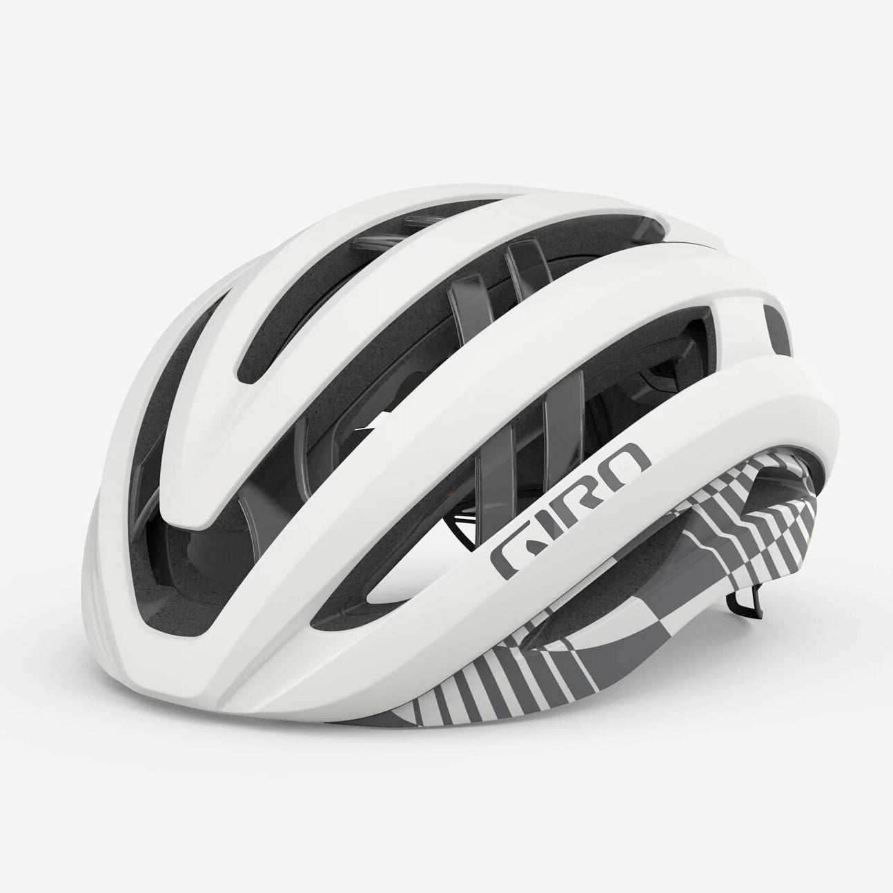 giro aries spherical helmet 2025-color-matte white charcoal rush