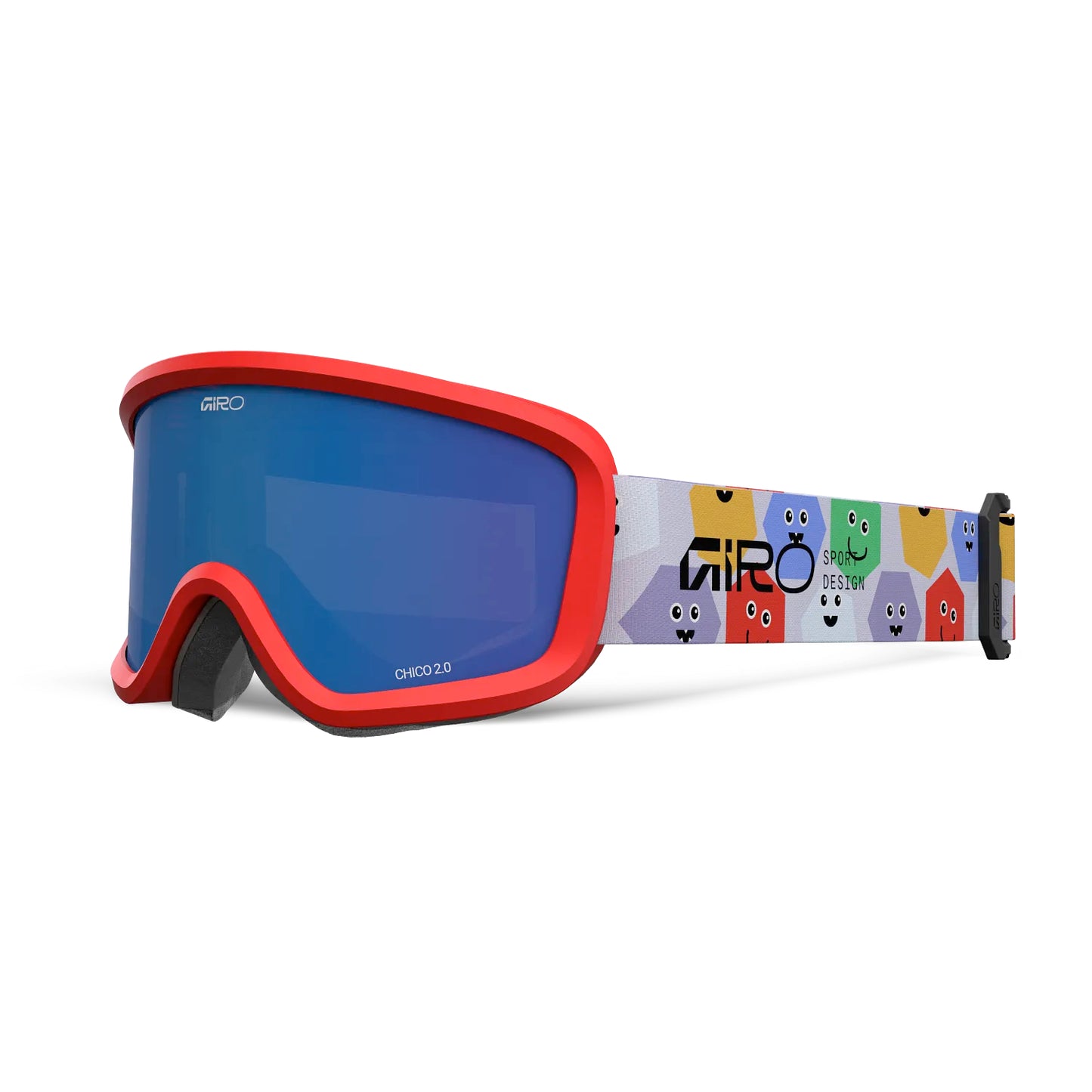 giro chico 2.0 kids’ goggles-color-multi faces/ grey cobalt