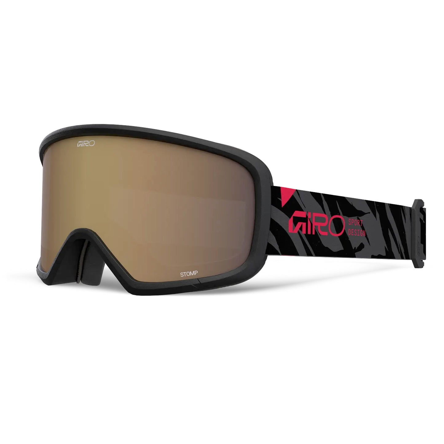 giro stomp goggle-color-black rush-amber rose 7172162