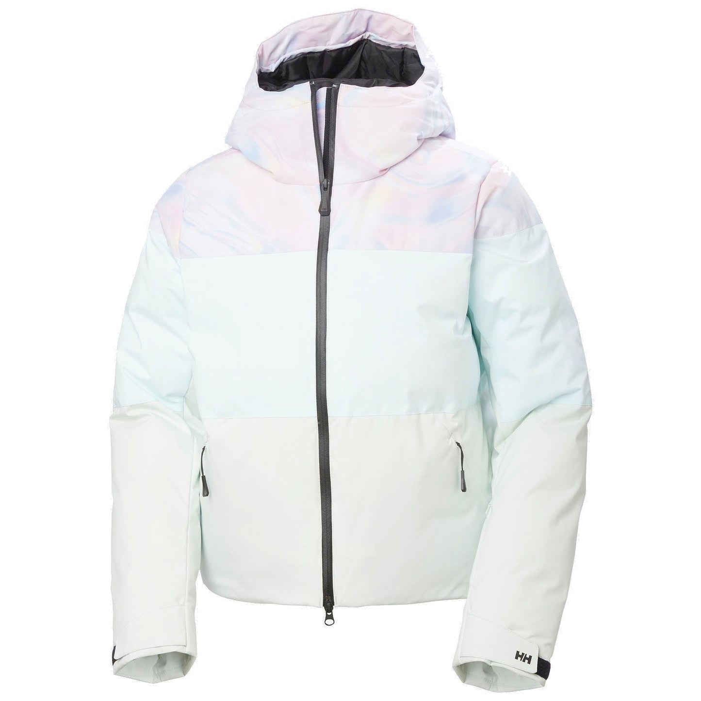 helly hansen nora short puffy women’s jacket-color-reflections aop